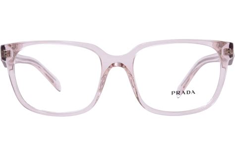 Prada PR 17ZV 15J1O1 Eyeglasses Women's Crystal Pink Full .